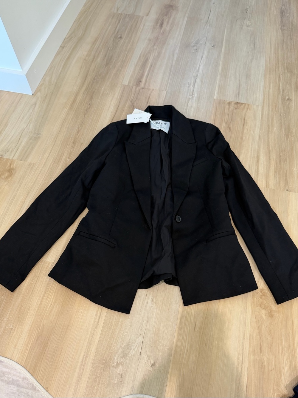 Spanx Women's Black Tailored Blazer